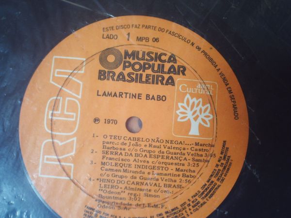 Lamartine Babo- 1970-Abril cultural